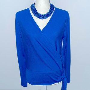 NWT - NY&Co Faux Wrap Sweater